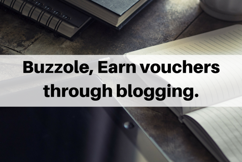 Buzzole, Earn vouchers through blogging.