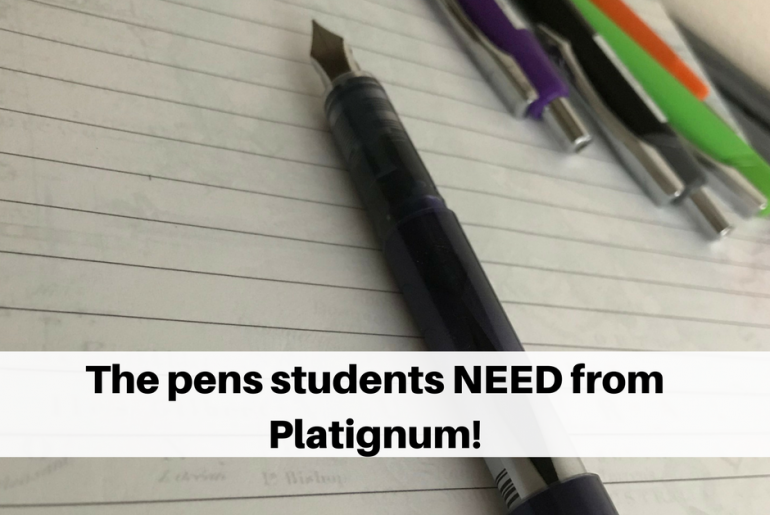 The pens students NEED from Platignum!