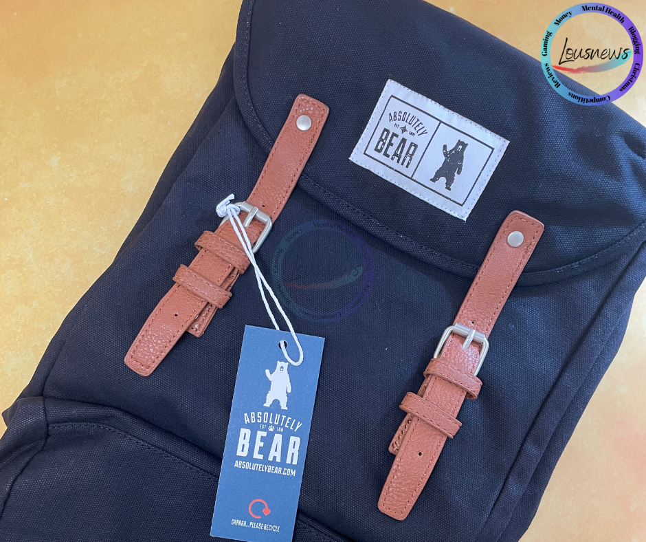 Absolytely Bear Cedar Canvas Backpack