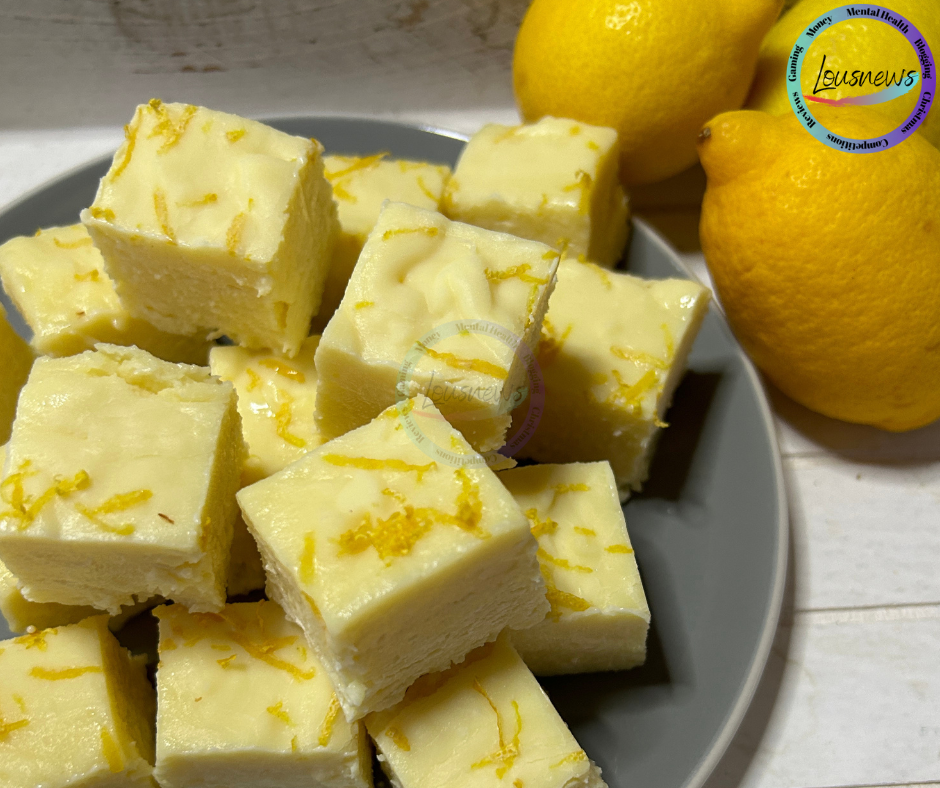 Easy Lemon Gin Fudge