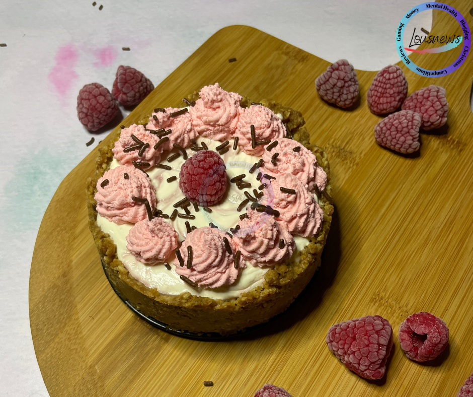 Pink Gin No-Bake Cheesecake