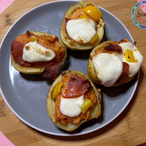 Air Fryer Pizza Potato Skins Recipe