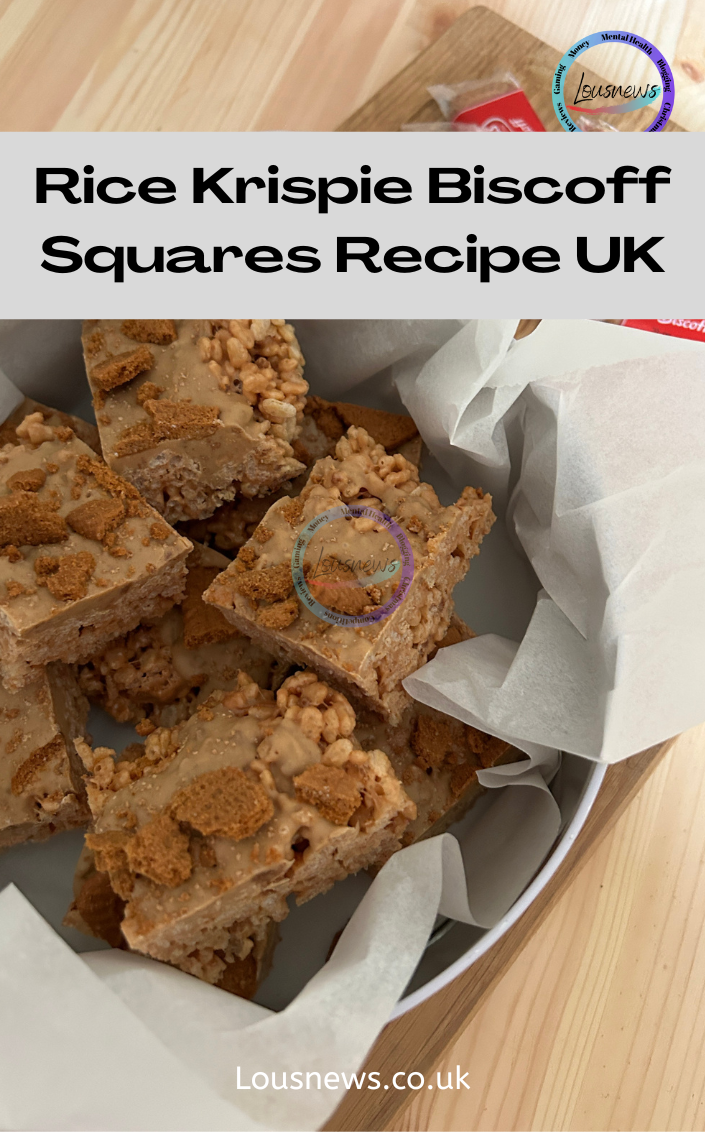Rice Krispie Biscoff Squares Recipe UK
