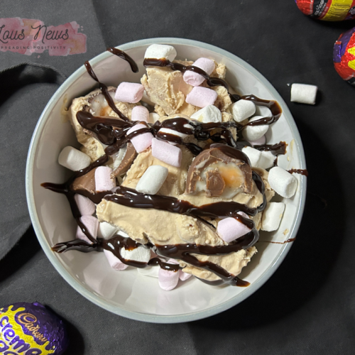 Creme egg ice cream