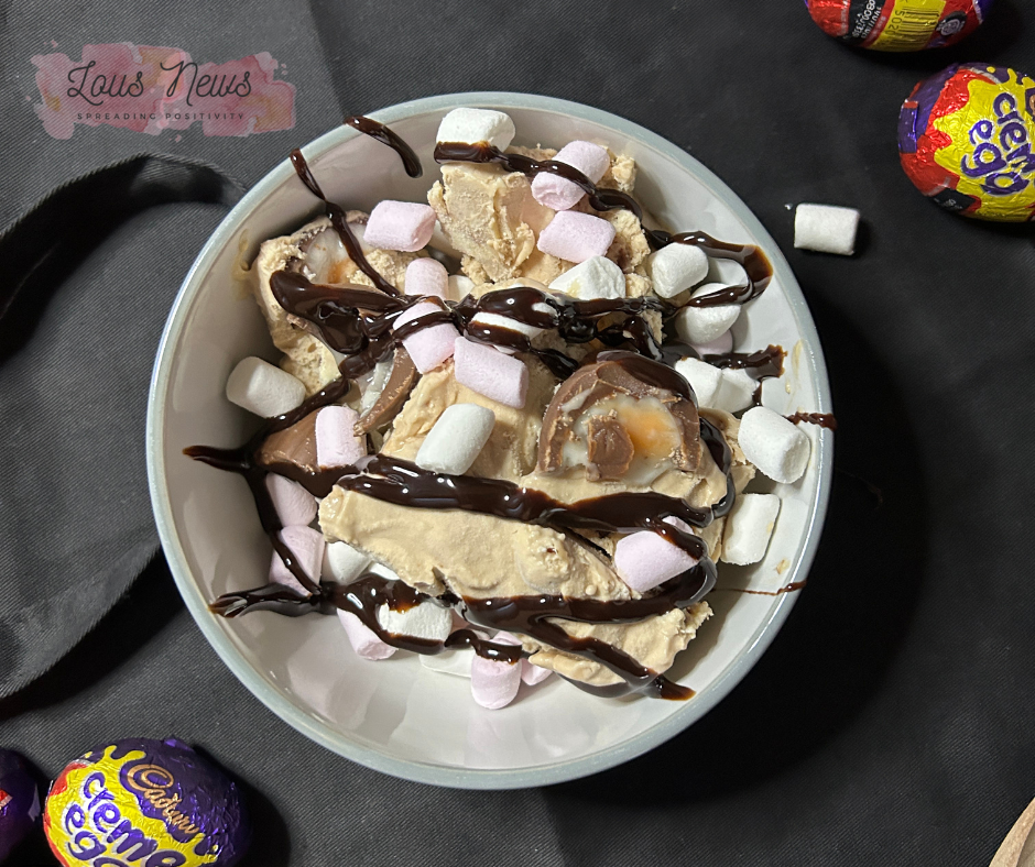 Creme egg ice cream